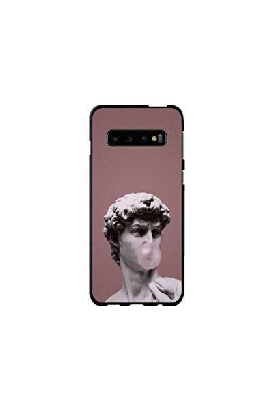 Atlas Husa personalizata tip carcasa Samsung Galaxy S10, Bubble Gum Statue, , S1D1M0317