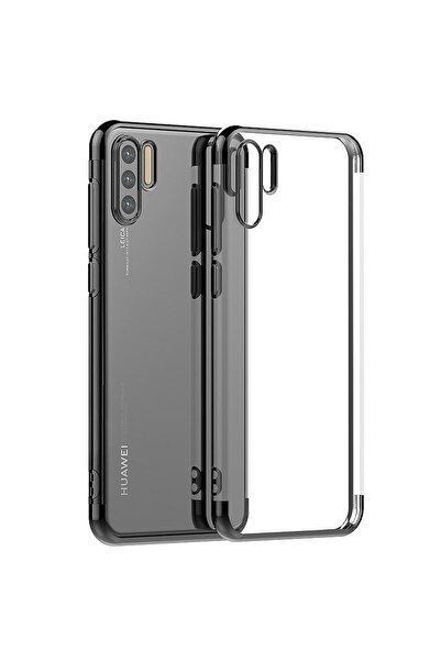 Atlas Huawei P30 Pro - Πολυτελής λεπτή γυαλιστερή θήκη TSS, μαύρη