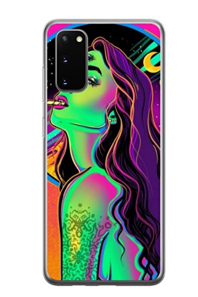 Atlas Εξατομικευμένη θήκη τύπου Samsung Galaxy S20 FE, Colorful Girl, , S1D1M...
