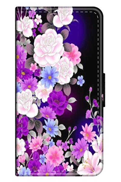 Atlas Εξατομικευμένη θήκη βιβλίου για Samsung Galaxy A12 5G, μοντέλο Flowers ...