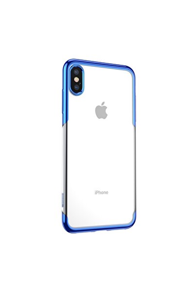 Atlas Husa APPLE iPhone XS - Luxury Slim Shiny TSS, Albastru