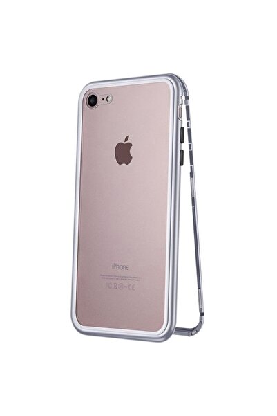 Atlas Husa APPLE iPhone 7 / 8 - 360 Grade Magnetic (Argintiu)