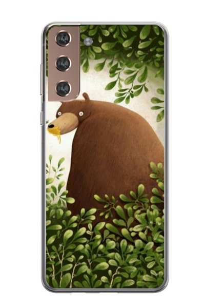 Atlas Персонализиран калъф тип Samsung Galaxy S21 Plus, Мече, , S1D1M0312