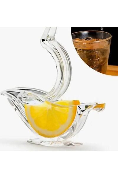 ASNA HEDİYELİK Akrilik Kuş Şeklinde Lüks Limon Sıkacağı Pratik Dekoratif Sunu...