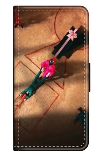 Atlas Персонализиран калъф-книга за Apple iPhone 8 Plus, Squid Game 12, , S1D...