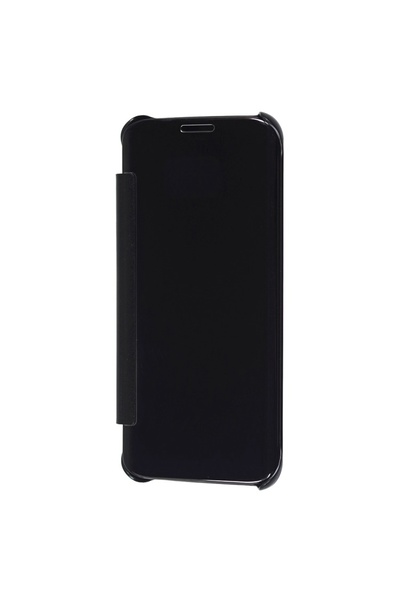 Atlas Husa APPLE iPhone 5\5S\SE - Flip Wallet Clear (Negru)