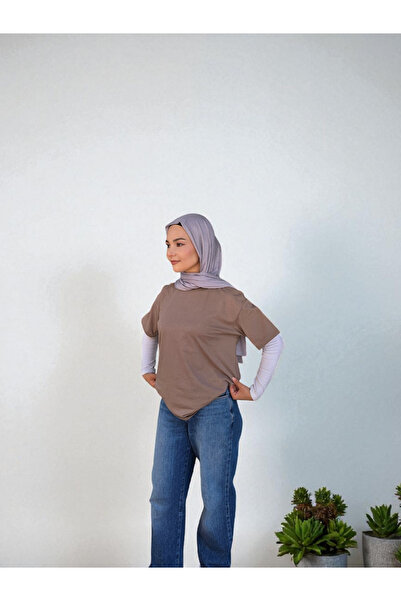 Nöşre Design Light Gray Combed Shawl