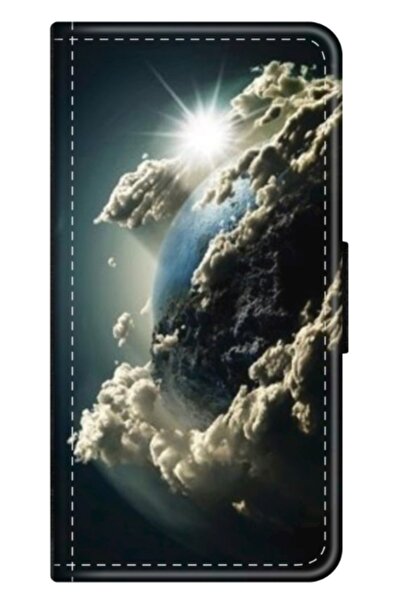 Atlas Εξατομικευμένη θήκη βιβλίου για Samsung Galaxy A21S, μοντέλο Cloudy Ear...