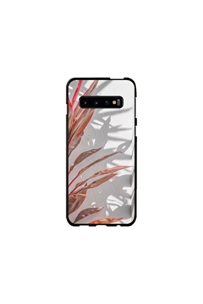 Atlas Εξατομικευμένη θήκη τύπου Samsung Galaxy S10 Plus, Leaf Design 4, , S1D...