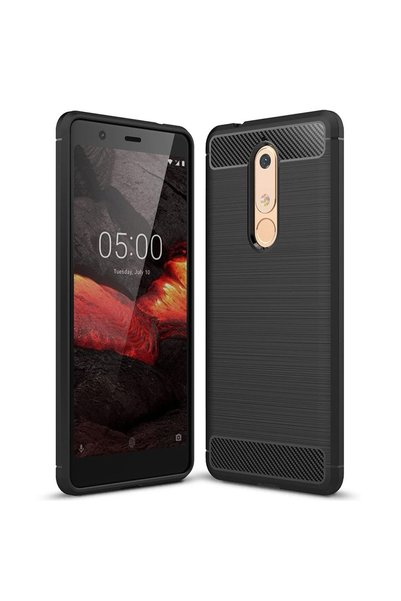 Atlas Husa NOKIA 5.1 (2018) - Carbon (Negru)