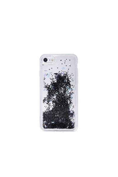 Atlas APPLE iPhone 7 \ 8 Θήκη - Glitter Liquid Letters (Μαύρο)