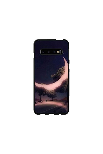 Atlas Husa personalizata tip carcasa Samsung Galaxy S10 Plus, Moon in the Tre...