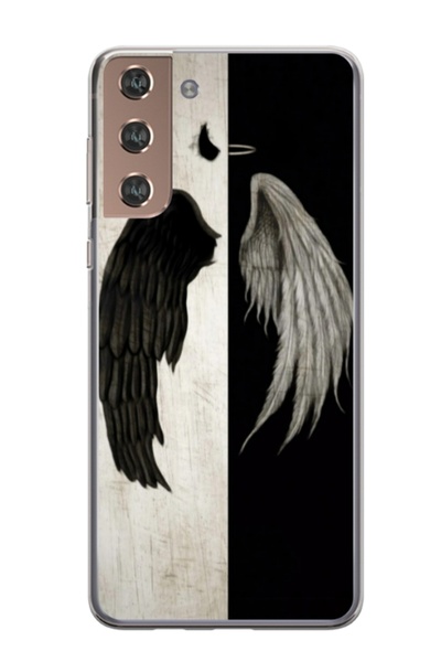 Atlas Персонализиран калъф тип Samsung Galaxy S22 Plus, Ангелски крила, , S1D...