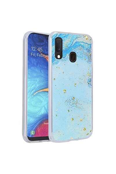 Atlas Husa SAMSUNG Galaxy A20e - Marble No3 (Albastru)