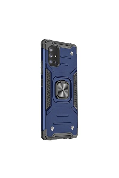Atlas Husa pentru SAMSUNG Galaxy A21s - Ring Armor (Bleumarin) Wozinsky