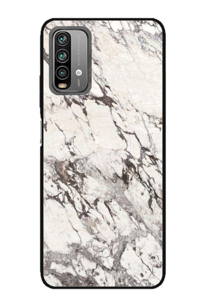 Atlas Husa personalizata tip carcasa Xiaomi Redmi Note 9, White Marble, , S1D1M0325