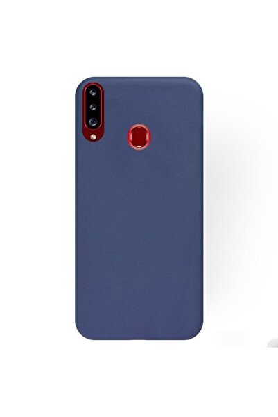 Atlas Husa SAMSUNG Galaxy A20s - Луксозен мек калъф за врата, Bleumarin