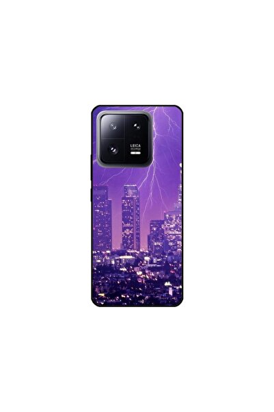 Atlas Husa personalizata tip carcasa Xiaomi 13 Pro, Purple Lightning, , S1D1M...