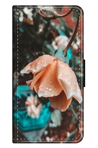 Atlas Προσωποποιημένη θήκη βιβλίου για Samsung Galaxy A12, μοντέλο Flowers 10...