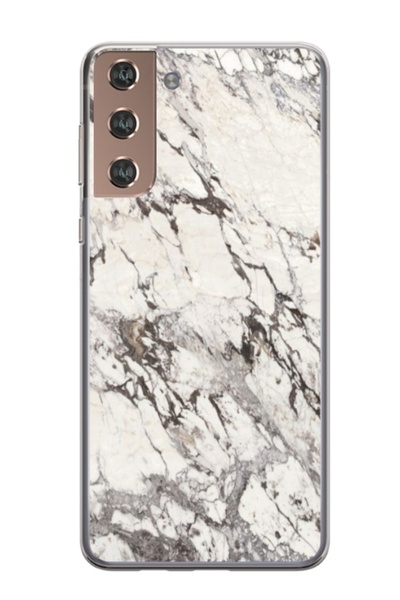 Atlas Husa personalizata tip carcasa Samsung Galaxy S22 Plus, White Marble, , S1D1M0325