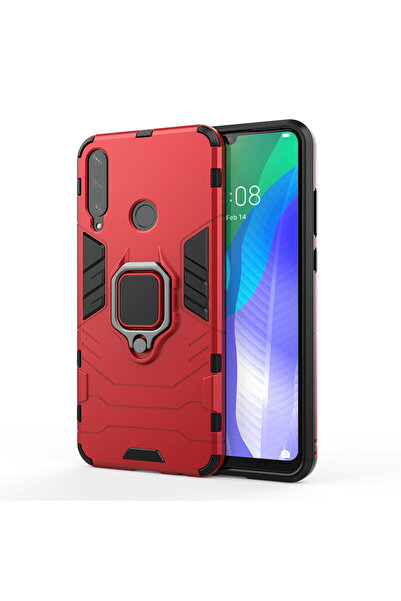 Atlas Husa HUAWEI Y6p - Ring Armor (Rosu)