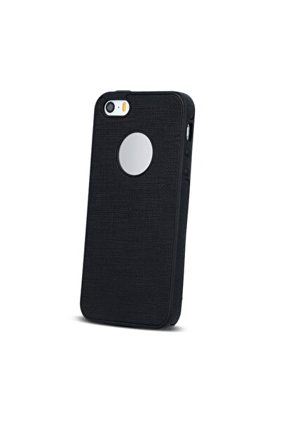 Atlas Husa APPLE iPhone 5\5S\SE - Silicon Textil TSS, Μαύρο