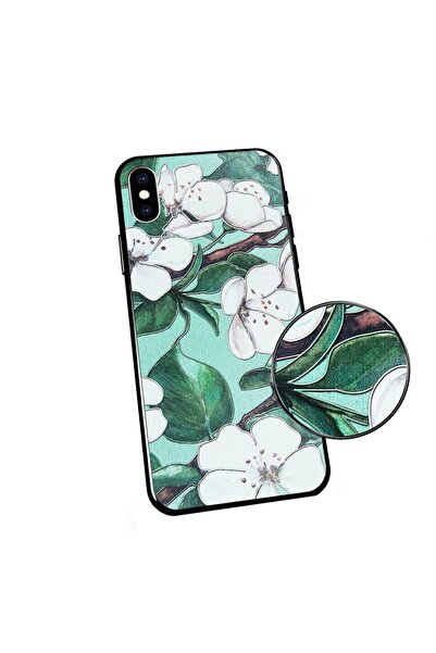 Atlas Θήκη SAMSUNG Galaxy A80 \ A90 - Λουλούδια 3D (Πράσινο)