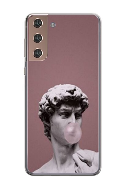 Atlas Husa personalizata tip carcasa Samsung Galaxy S24, Bubble Gum Statue, , S1D1M0317