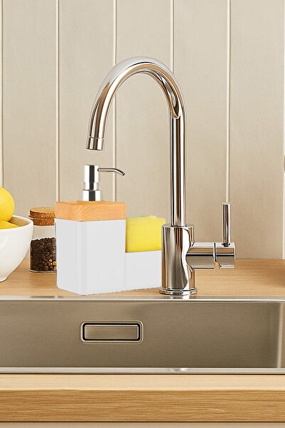 EVONİTA Tezgah Üstü Dikdörtgen Banyo Mutfak Sıvı Sabunluk Banyo Mutfak Bulaşı...