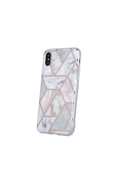 Atlas Husa HUAWEI P Smart Pro - Geometric Marble (Roz)