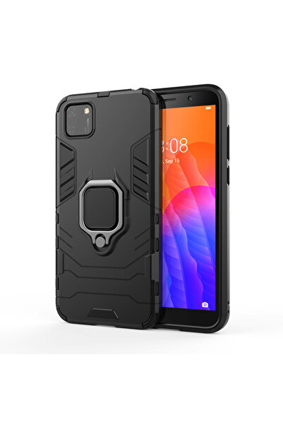 Atlas Husa HUAWEI Y5p - Ring Armor (Negru)