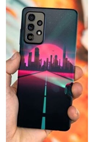 Atlas Θήκη συμβατή με το μοντέλο Samsung Galaxy A52 Night City, σιλικόνη