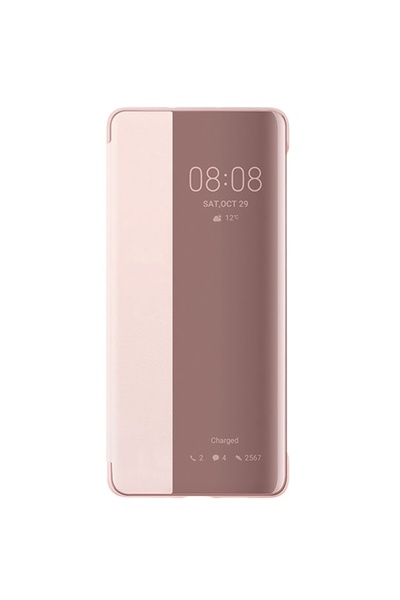 Atlas Husa HUAWEI P30 - Flip Wallet Clear (Roz-Auriu)