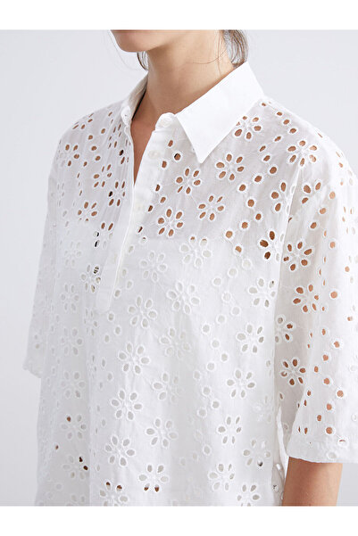 LC Waikiki Ajurlu Brode Kadın Gömlek