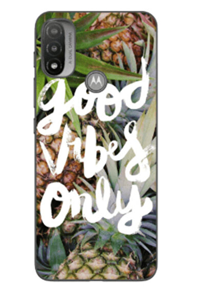 Atlas Θήκη Motorola Moto E20 από σιλικόνη Gel Μοντέλο Good Vibes Only