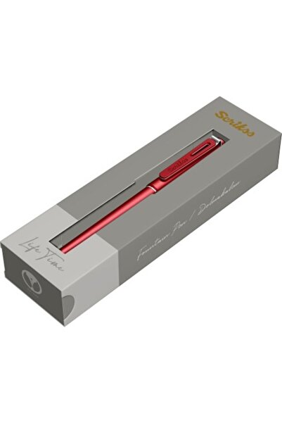 Scrikss Punto Dolma Kalem Kırmızı M Uç Özel Kutu