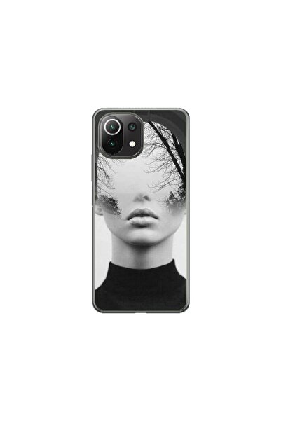 Atlas Персонализиран калъф тип Xiaomi Mi 11 Lite 5G, Абстрактна дама, , S1D1M...