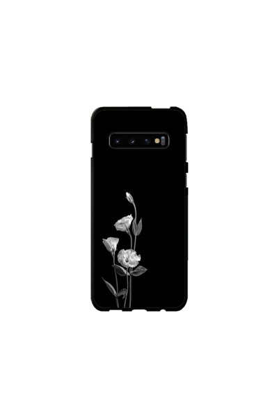 Atlas Husa personalizata tip carcasa Samsung Galaxy S10, Abstract Flowers, , ...