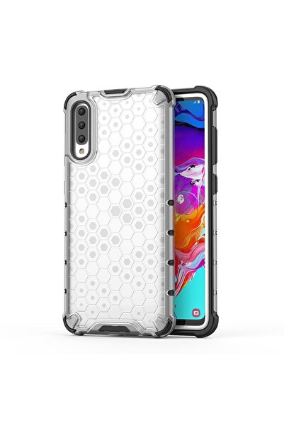Atlas Husa SAMSUNG Galaxy A70 / A70s - Gel TPU Honeycomb Armor (Transparent)