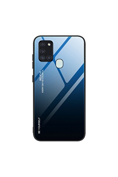 Atlas Θήκη SAMSUNG Galaxy A21s - Ombre Glass (Μπλε ναυτικό/Μαύρο)