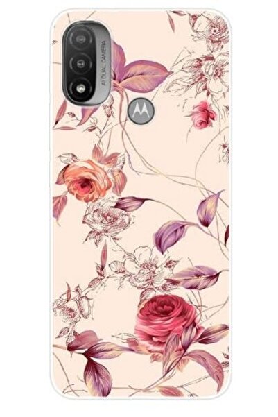Atlas Μαλακή θήκη σιλικόνης για Motorola E20 roses