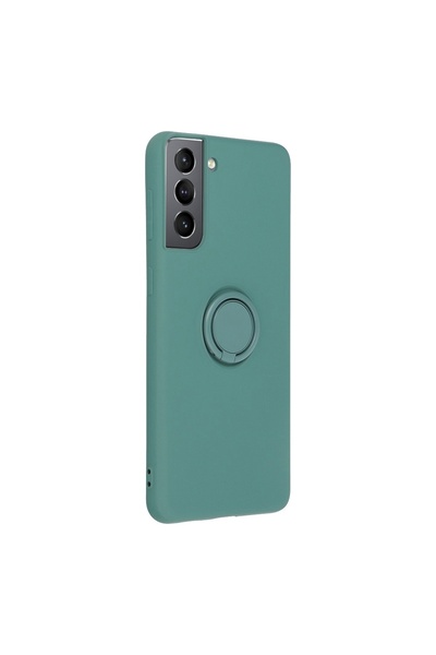 Atlas Husa pentru SAMSUNG Galaxy A53 (5G) - Ring Silicon Cover (Verde)