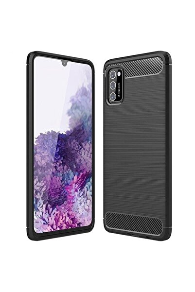 Atlas Σετ SAMSUNG Galaxy A41 - Θήκη από άνθρακα (μαύρη) + Ανανεώσιμη μεμβράνη...