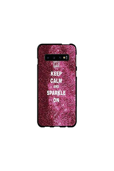 Atlas Προσωποποιημένη θήκη Samsung Galaxy S10 Plus, Keep Calm and Sparkle On,...