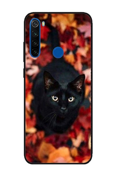 Atlas Husa personalizata tip carcasa Xiaomi Redmi Note 8, Black Cat 3, , S1D1...