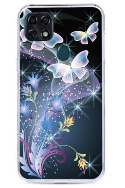 Atlas Μαλακή θήκη από σιλικόνη, συμβατή με Oppo A55 5G, Neon