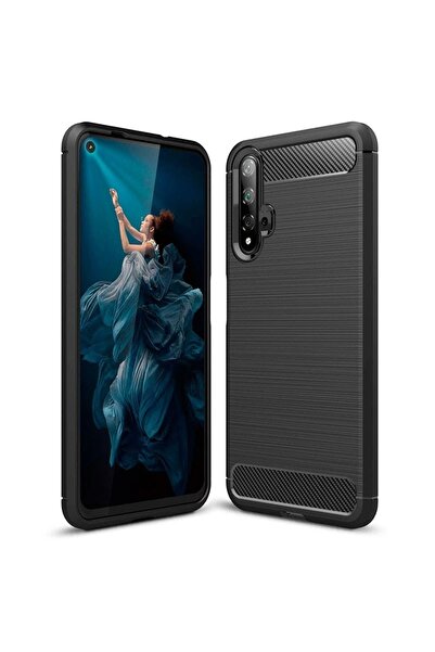 Atlas Θήκη HUAWEI Honor 20 - Luxury Carbon TSS, Μαύρη
