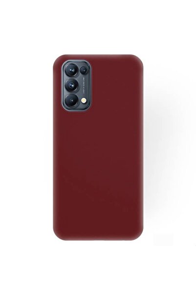 Atlas Husa pentru OPPO Reno 5 4G - Silicon Cover (Visiniu)