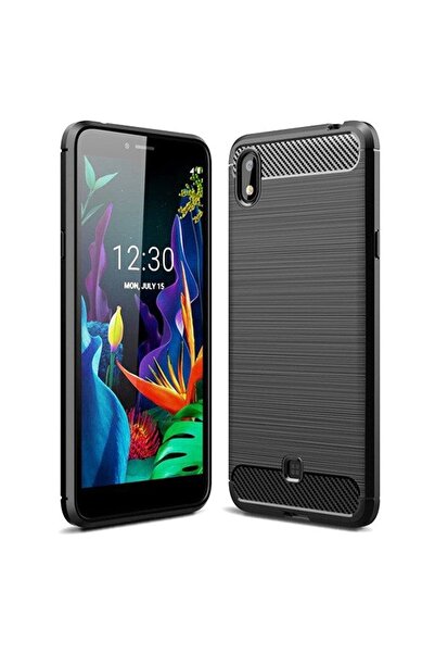 Atlas Husa LG K20 (2019) - Carbon (Negru) FORCELL