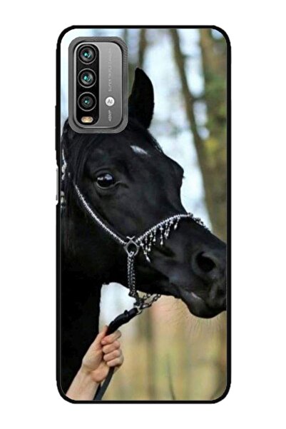 Atlas Husa personalizata tip carcasa Xiaomi Redmi Note 9 Pro Max, Black Horse...